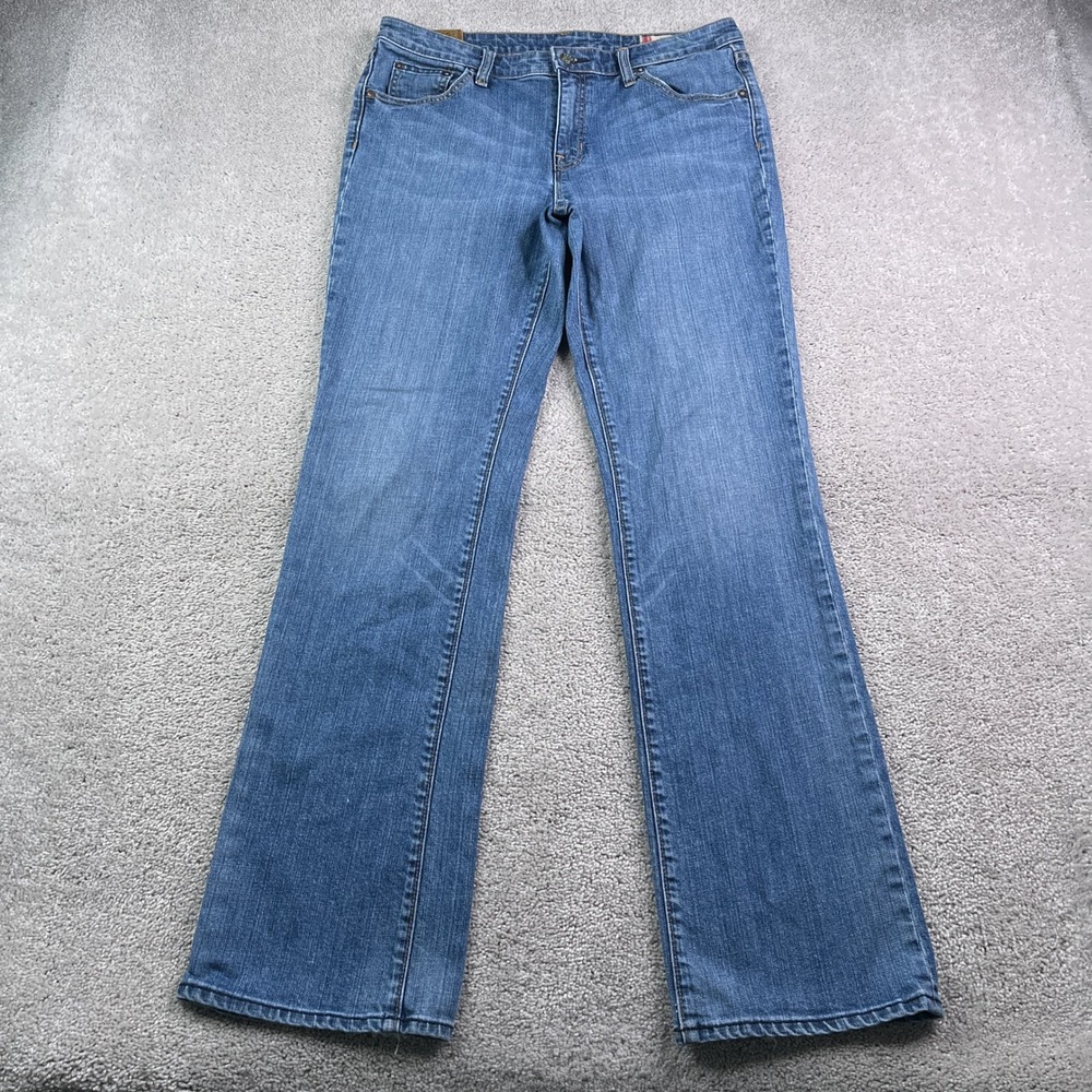 Vintage Gap Jeans Womens 12 Long Blue Classic Fit 1969 Bootcut Stretch Denim Y2K